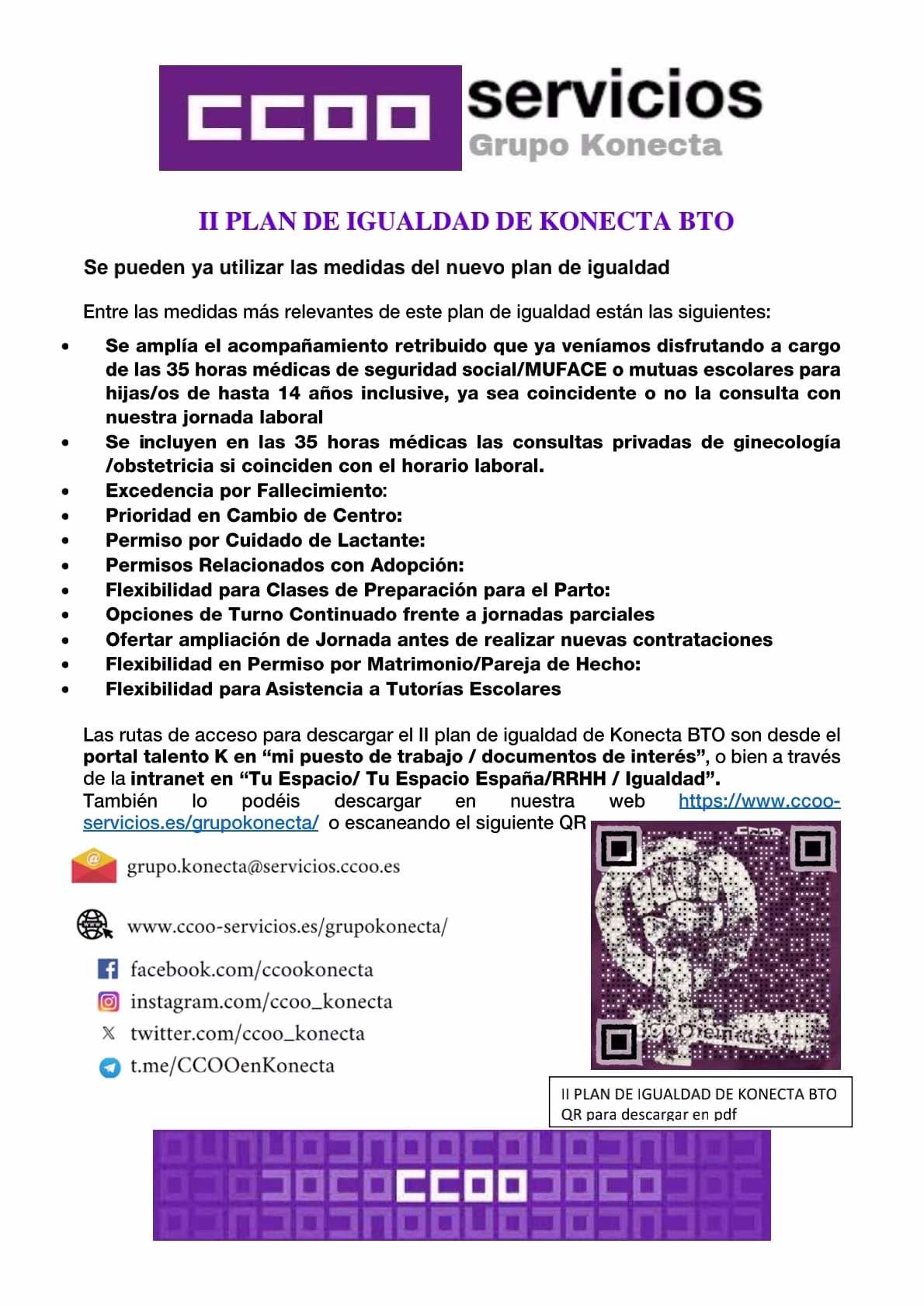 II PLAN DE IGUALDAD DE KONECTA BTO